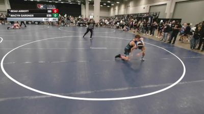 105 lbs Quarters - Beau Abbott, Roundtree Wrestling Academy vs Macyn Gardner, Berge Elite Wrestling Academy