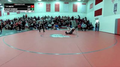 132 lbs Cons. Round 2 - Ty Smith, Akron Springfield vs Wyant Dobran, Conneaut