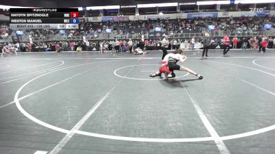 128 lbs Round Of 32 - Haydyn Spitznogle, Independent vs Weston Manuel, Mile High Wrestling Club