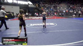 74 lbs Champ. Round 2 - Treyden Diduch, Alber Athletics WC vs Zander Johnson, Lion`s Den Wrestling Academy