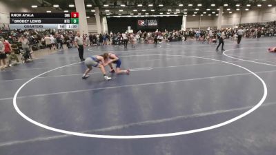 100 lbs Quarters - Brodey Lewis, Maverick Training Center vs Knox Ayala, Sebolt Wrestling Academy
