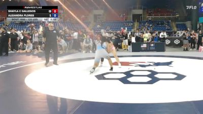 125 lbs Cons. Rd Of 64 - Shayla C Gallegos, CO vs Alejandra Flores, IL