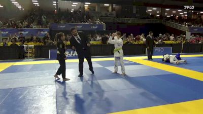 Andrea Paprica vs Ava Azlan 2026 Pan Kids Jiu-Jitsu IBJJF Championship