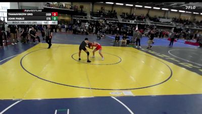 120 lbs Consi Of 16 #2 - Thanaviboth Ung, Cranston West vs John Pablo, Central
