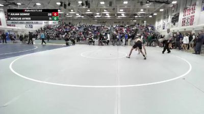 Boys 138 lbs Cons. Round 2 - Julian Gomez, Christopher Boys vs Atticus Ayres, Palo Alto Boys