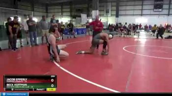 200 lbs Round 1 (6 Team) - Beck Hoffman, MAT RATS WRESTLING CLUB vs Jacob Epperly, HANOVER HAWKEYE