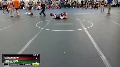 106 lbs Round 4 (8 Team) - Elijah Herring, The Compound RTC vs Jordan Segal, Seagull Blue