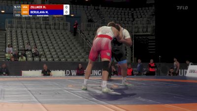 125 kg Quarterfinal - Hayden Zillmer, USA vs Nika Berulava, GEO