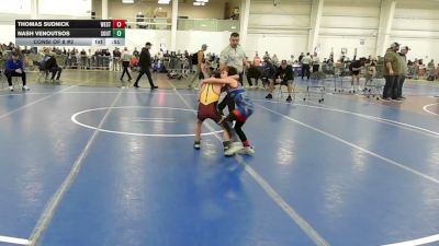 52 lbs Consi Of 8 #2 - Thomas Sudnick, West Side vs Nash Venoutsos, South Windsor