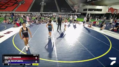 110 lbs Placement Matches (8 Team) - Bentley Maddox, Idaho 1 vs Caleb Recopuerto, Hawaii