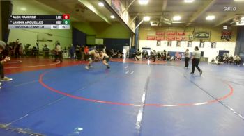 126 lbs 3rd Place Match - Alek Ramirez, Laguna Beach vs Landin Arguelles, Hesperia