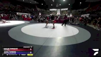 57 lbs Round 1 - Kaylee Enriquez, California vs Gwen Tomkins, Menlo Wrestling Club