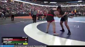 285 lbs Quarterfinal - Terry Lindh, Manitou Springs vs Hayden Grice, Grand Valley