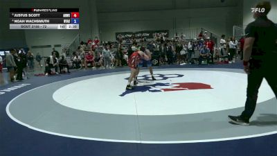 72 lbs Cons. Semis - Justus Scott, Army (WCAP) vs Noah Wachsmuth, New York Athletic Club