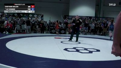 68 kg Champ. Rd Of 32 - Cheyann Miller, Adams Alamosa vs Liv Wieber, The Factory Wrestling Club