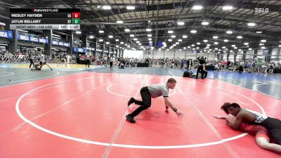 145 lbs Round Of 32 - Wesley Hayden, CA vs Jaylin Bellamy, KY