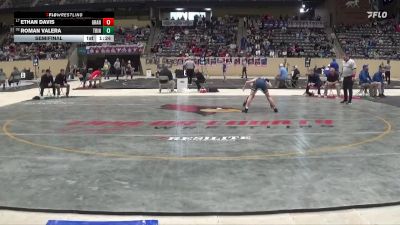 120 lbs Semifinal - Ethan Davis, Grant County vs Roman Valera, Trinity (Louisville)