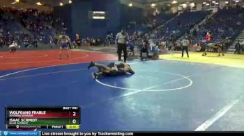 195 lbs Cons. Round 4 - Wolfgang Frable, Wyoming Seminary vs Isaac Schmidt, Blair Academy