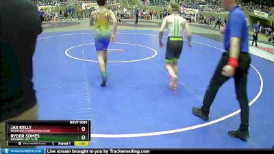 135 lbs Champ. Round 1 - Jax Kelly, Idaho Gold Wrestling Club vs Ryder Somes, Newberg Mat Club