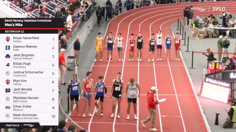 Men's Mile, Finals 8