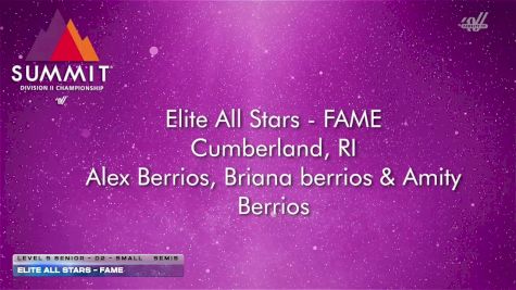 Elite All Stars - FAME [2026 L5 Senior - D2 - Small Semis] 2026 The D2 Summit