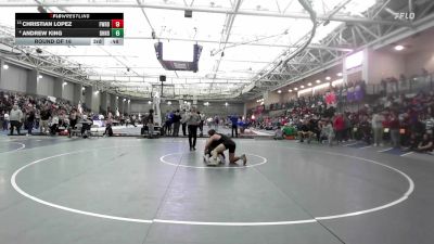 175 lbs Round Of 16 - Christian Lopez, Fairfield Warde vs Andrew King, Daniel Hand