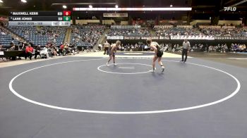 150 lbs Semifinal - Lane Jones, Basehor-Linwood HS vs Maxwell Kerr, Maize South HS