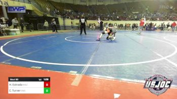 90 lbs Final - Hailey Estrada, Maize WC vs Charlie Turner, Cowboy Wrestling Club