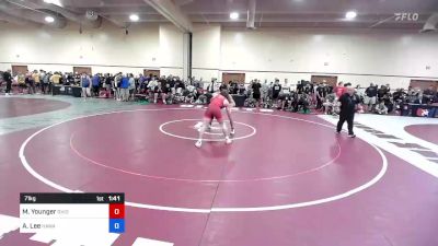 71 kg Rnd Of 64 - Mitchell Younger, Ohio vs Adrian Lee, Hawaii Wrestling Academy