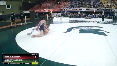 133 lbs Placement Matches (16 Team) - John Fortugno, Wisconsin-Whitewater vs Andrew Marchese, Castleton