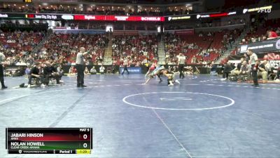 3A-138 lbs Cons. Round 5 - Nolan Howell, Clear Creek-Amana vs Jabari Hinson, Ames