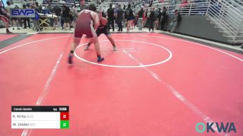 160 lbs Consolation - Kash Kirby, Blackwell Wrestling Club vs Mateo Valdez, Miami Takedown Club