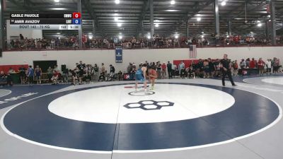 70 kg Champ. Rd Of 128 - Gable Pauole, Southern Maryland Wrestling Club WolfPack vs Amir Avazov, LIRTC