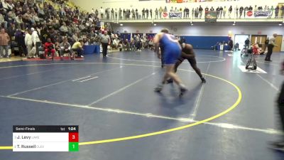 285 lbs Semifinal - Jacob Levy, Lake Highland Prep-FL vs Tyson Russell, Cleveland-TN