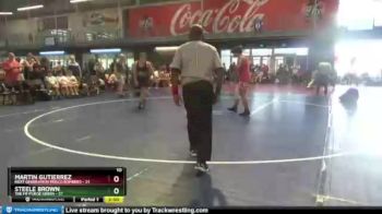220 lbs 2nd Wrestleback (16 Team) - Steele Brown, The MF Purge Green vs Martin Gutierrez, Next Generation Frisco Bombers