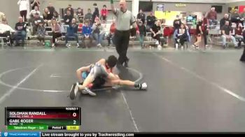 88 lbs Round 1 (6 Team) - Gabe Roger, NCWAY vs Soloman Randall, MJWL All Stars
