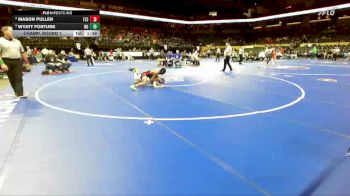 106 Class 3 lbs Champ. Round 1 - Mason Pullen, Ft. Zumwalt South vs Wyatt Fortune, North County