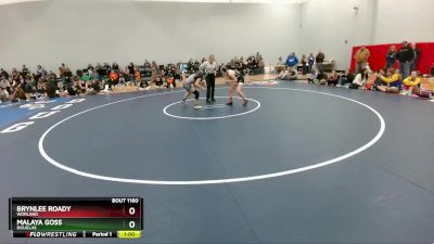 125 lbs Cons. Round 3 - Malaya Goss, Douglas vs Brynlee Roady, Worland