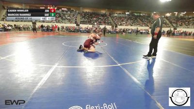 143 lbs Round Of 16 - Caden Winkler, Jenks vs Marcos Ramirez, Santa Fe South