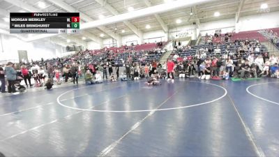 50 lbs Quarterfinal - Miles Bringhurst, Westlake vs Morgan Merkley, Uintah Wrestling