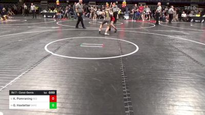 100 lbs Rd 7 - Consi-semis - Kaiden Pomraning, Red Lion vs Grayson Hostetter, Oxford