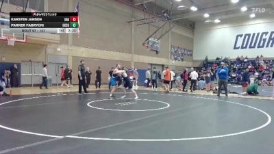 157 lbs Cons. Round 3 - Parker Fabrycki, Clackamas Unattached vs Karsten Jansen, Unattached