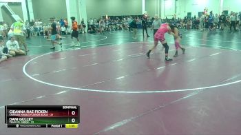 140 lbs Semis & Wb (16 Team) - Dani Gullet, Team STL Green vs Cieanna Rae Ficken, Charlies Angels Florida Black