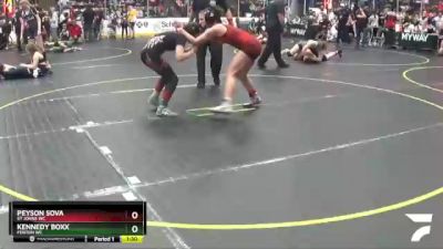 130 lbs Semifinal - Kennedy Boxx, Fenton WC vs Peyson Sova, St Johns WC