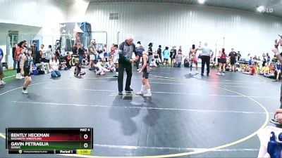 58 lbs Round 2 - Gavin Petraglia, SVRWC vs Bently Heckman, Nazareth Wrestling