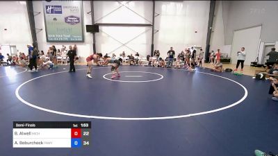 61 kg Semifinal - Brynna Alwell, Michigan Rev Yellow vs Adalyn Boburchock, PA West Yellow