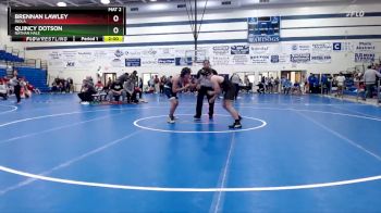157 lbs Champ. Round 2 - Quincy Dotson, Nathan Hale vs Brennan Lawley, Inola