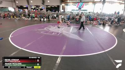 95 lbs Semifinal - Mason McClung, Texas Eagle Wrestling Academy vs Revel Stroup, Legacy Wrestling Club