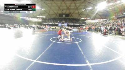 Boys 4A 132 lbs Cons. Round 1 - Caeden Beam, South Kitsap vs Joe Ethan Tristan, Kamiakin