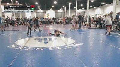 48 lbs Rr Rnd 7 - Jackson Merkert, Mat Assassins Red - BK8E vs Jacob Felix, Barn Brothers - BK8E